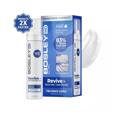 BosleyMD Revive+ Hair Densifying Foam for Men - 2.11 oz