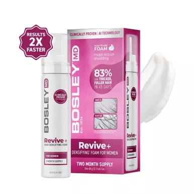 BosleyMD Revive+ Hair Densifying Foam for Women - 2.11 oz