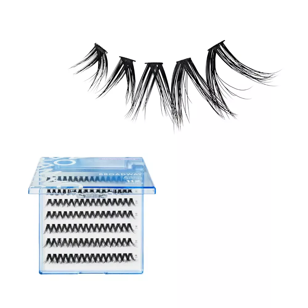 BROADWAY VOLUME DIY CLUSTER LASHES – FULL, FLUFFY LASH EXTENSIONS (56-112PCS)