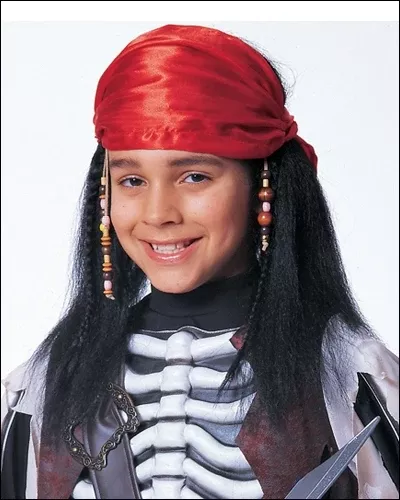 Buccaneer Child Size Costume Wig by Franco