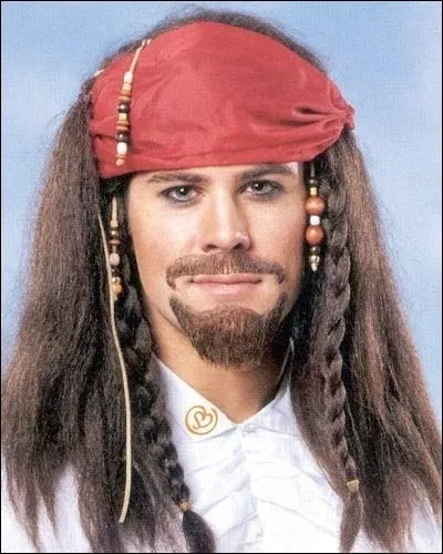 Buccaneer Costume Wig by Franco