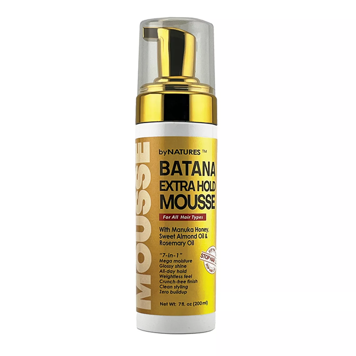 By Natures Batana Extra Hold Mousse 7oz/ 200ml