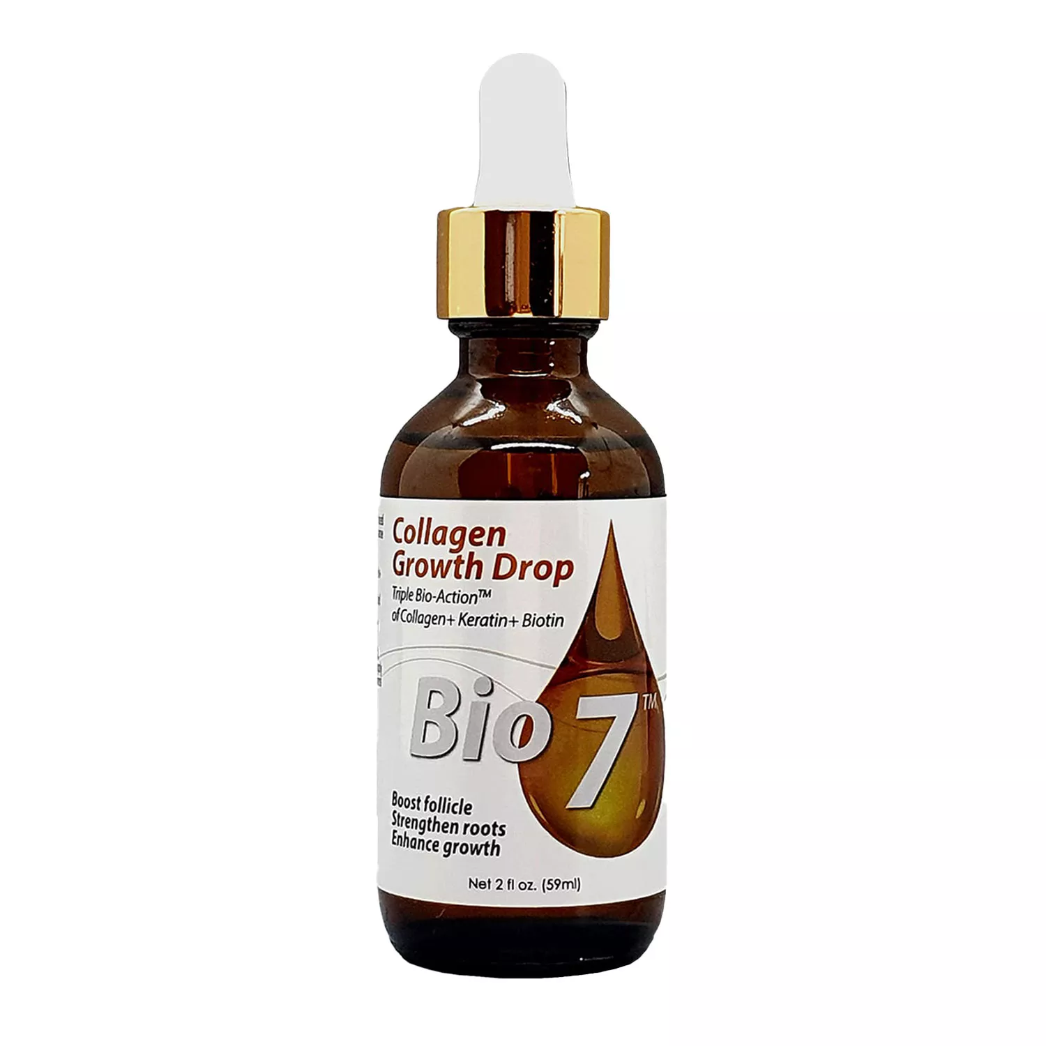 By Natures Bio 7 Collagen Growth Drop 2oz/ 59ml