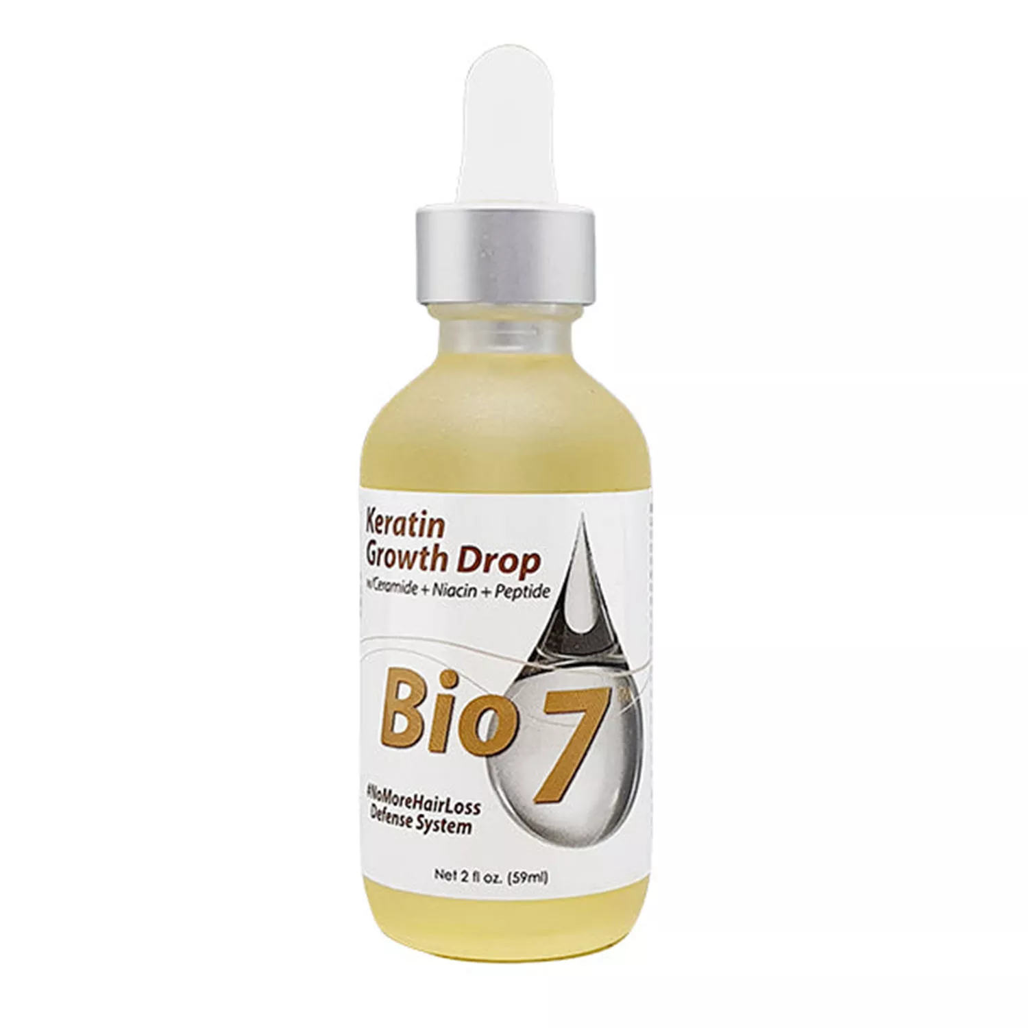 By Natures Bio 7 Keratin Growth Drop 2oz/ 59ml