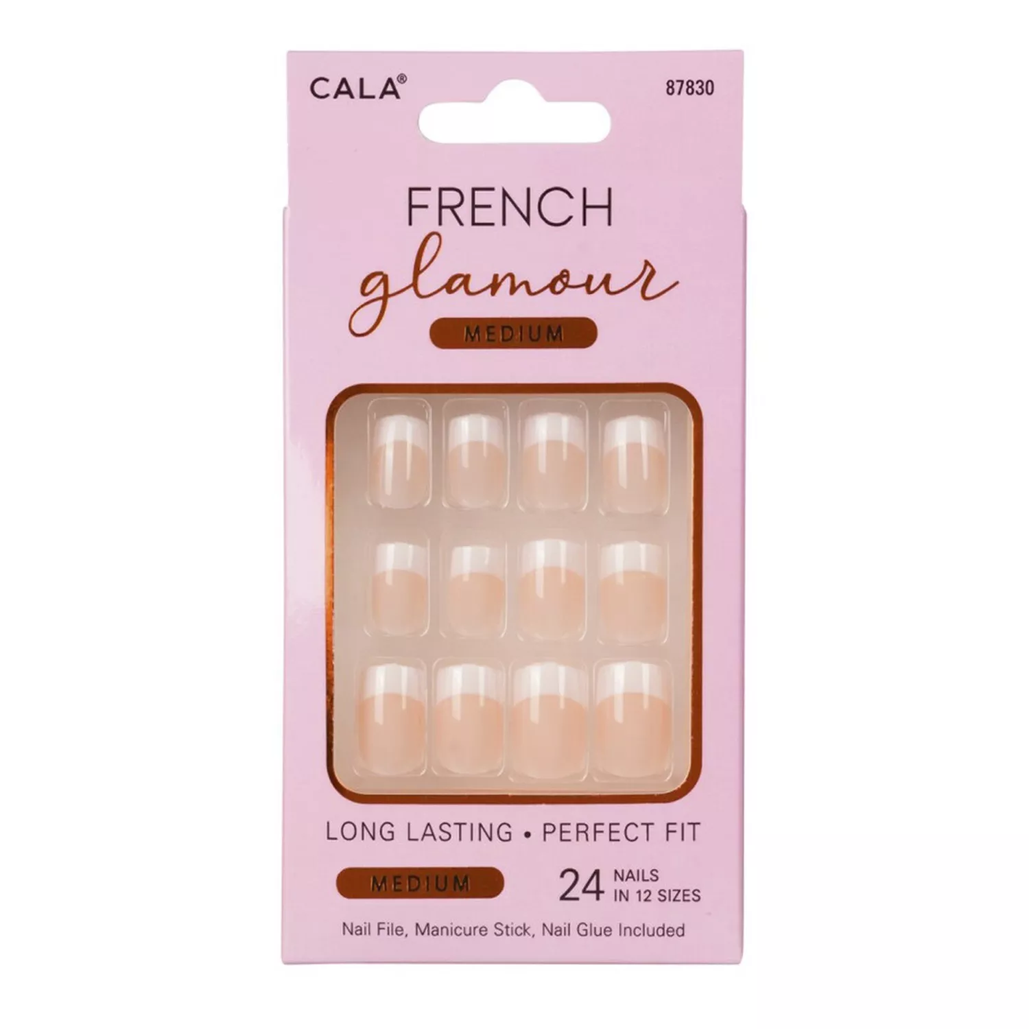 Cala Glamour French Nail 24 Nails