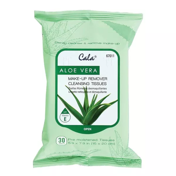 CALA MAKE-UP REMOVER CLEANSING TISSUES – ALOE VERA