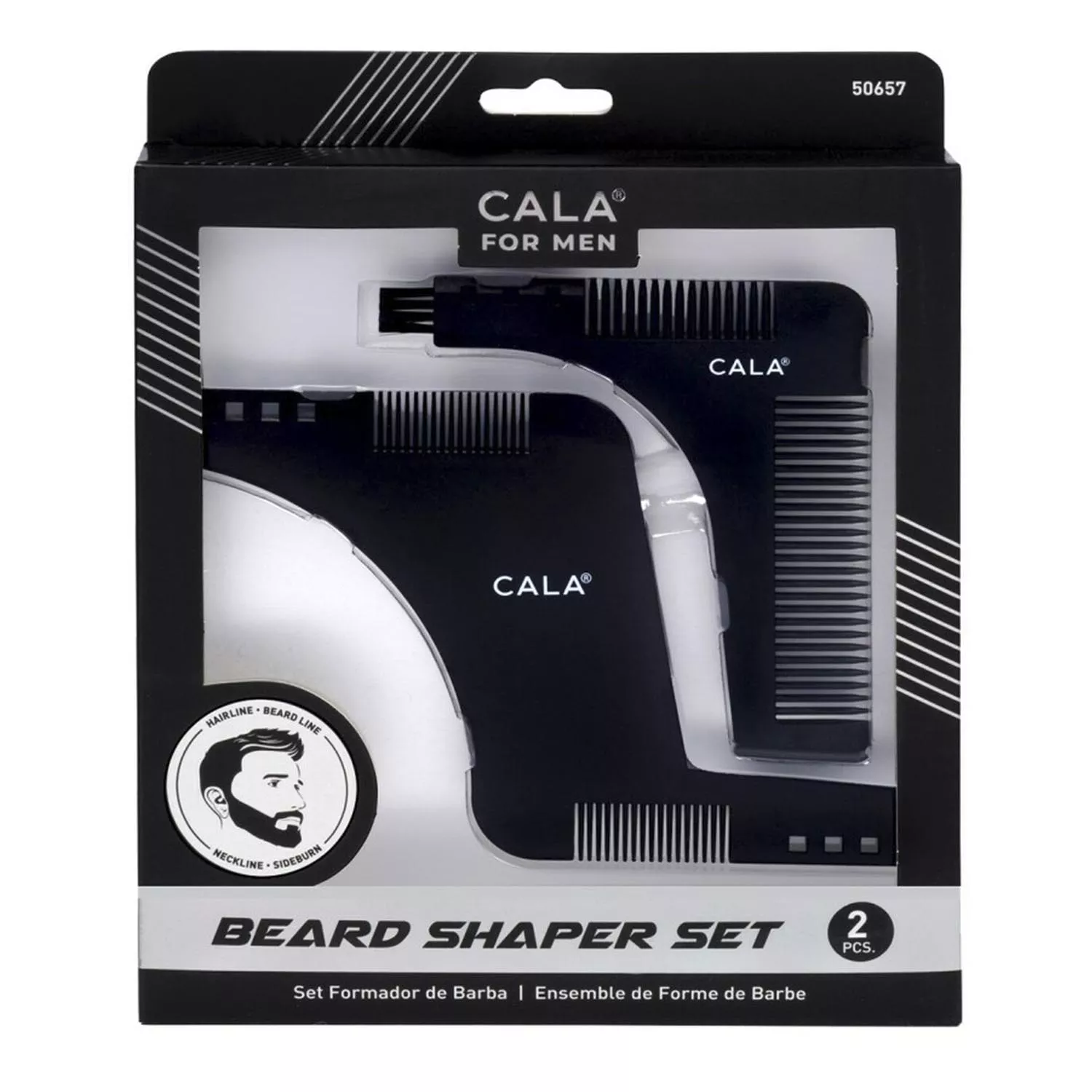 Cala Men's Beard Shaper Set 2pcs