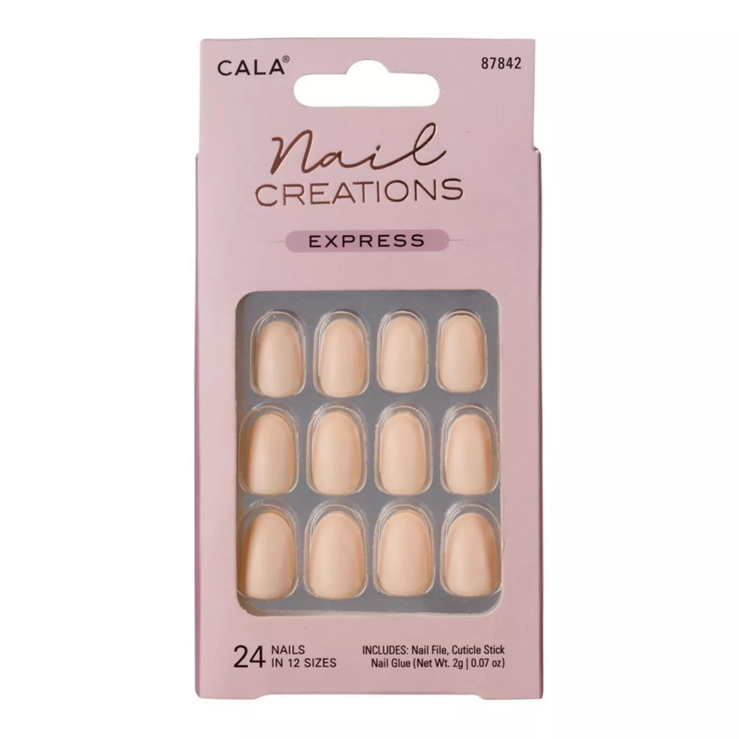 Cala Nail Creations Express Oval 24 Nails