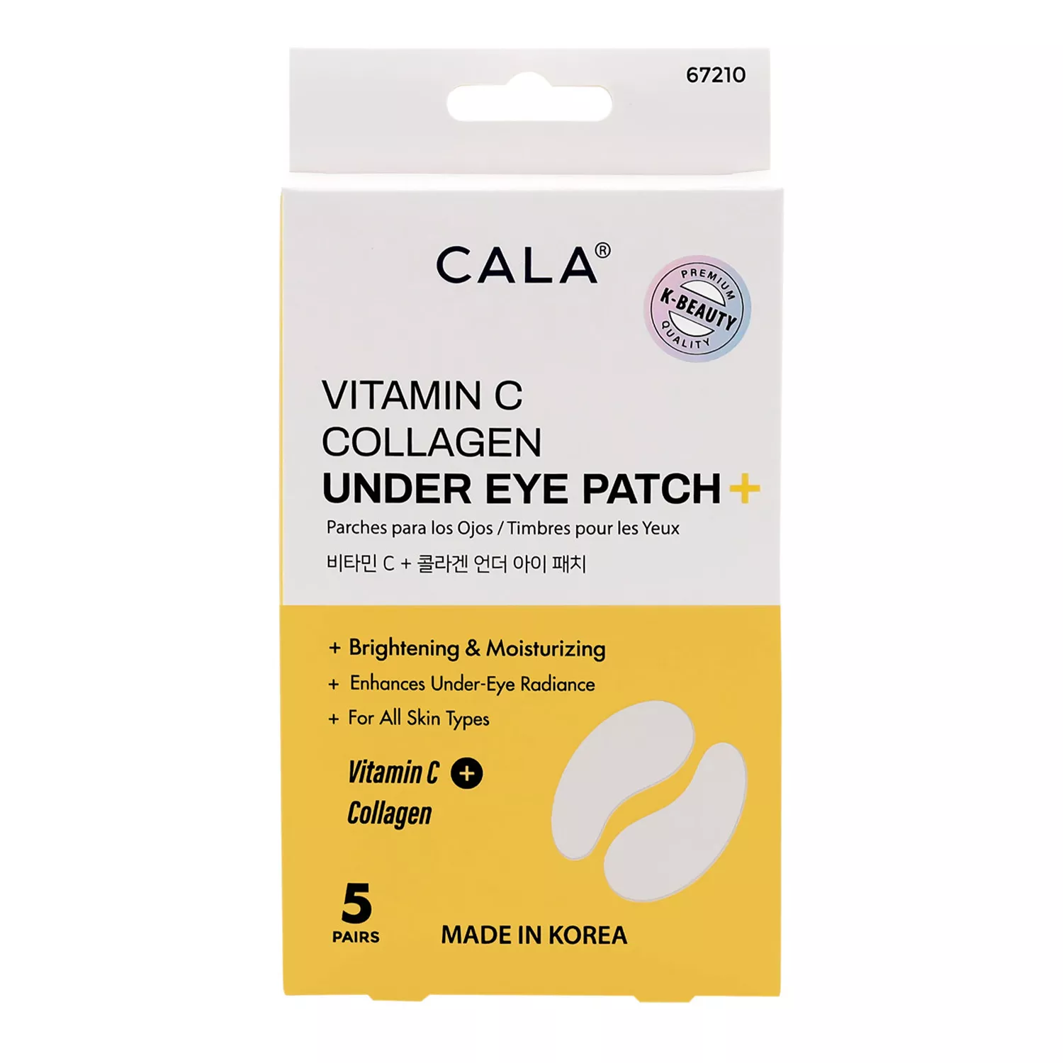 Cala Under Eye Patch 5 Pairs (67210-Vitamin C & Collagen)