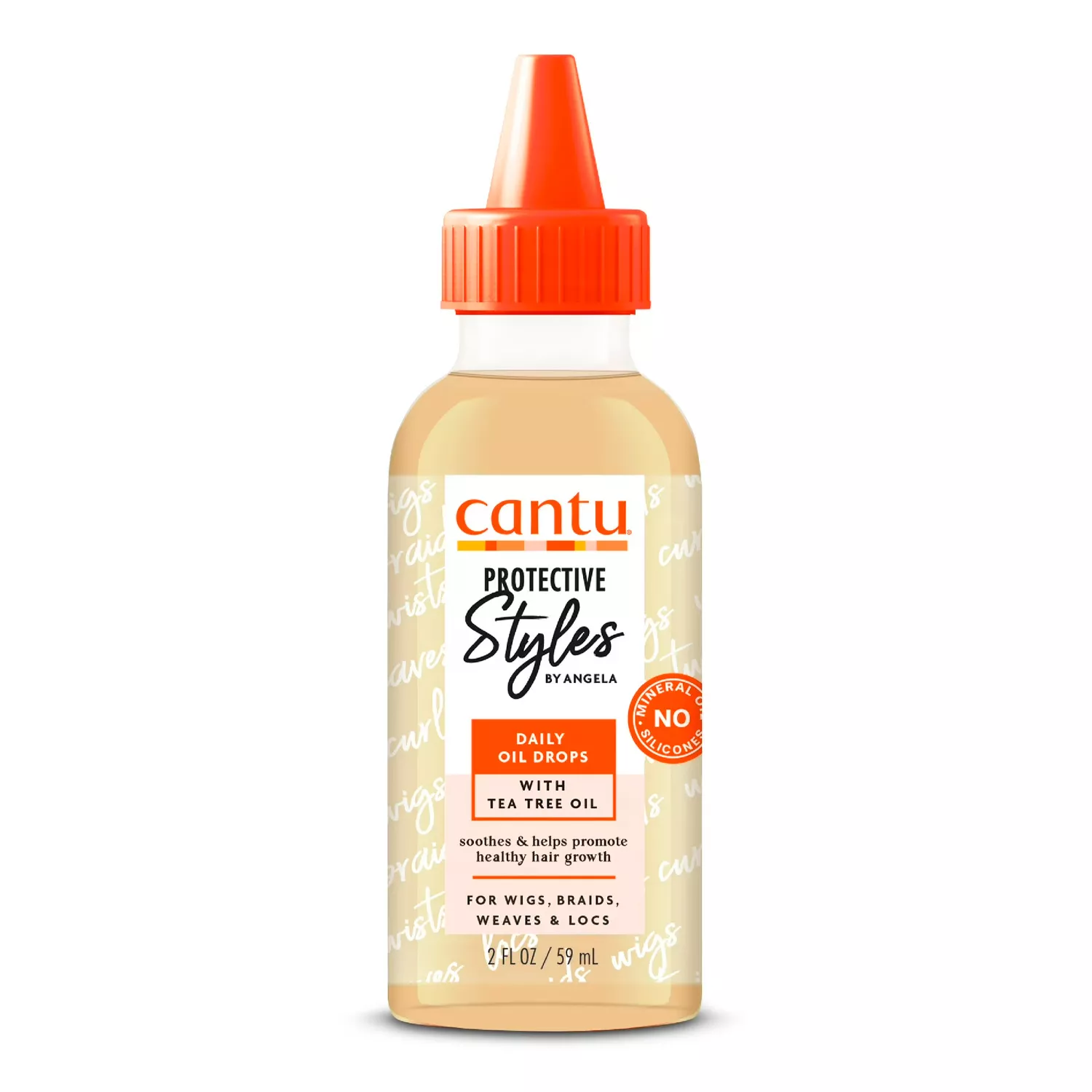 Cantu Protective Styles Daily Oil Drops With Tea Tree Oil 2oz/ 59ml
