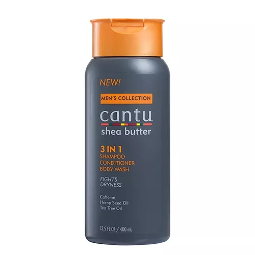 CANTU SHEA BUTTER 3-IN-1 SHAMPOO CONDITIONER BODY WASH 13.5oz