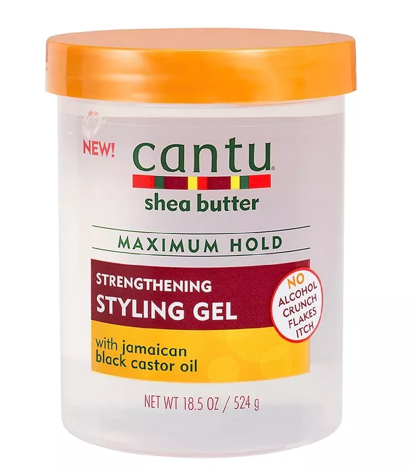 Cantu Shea Butter for Natural Hair Maximum Hold Strengthening Styling Gel
