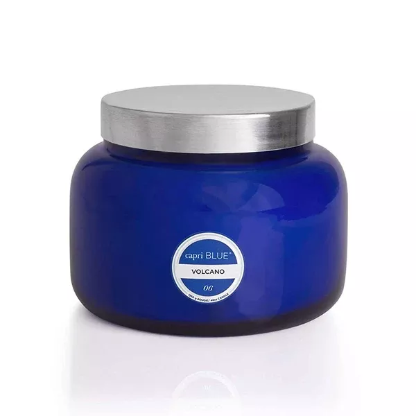 CAPRI BLUE BLUE JUMBO SIGNATURE JAR - VOLCANO