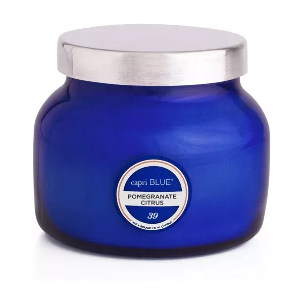 CAPRI BLUE BLUE SIGNATURE JAR - POMEGRANATE CITRUS