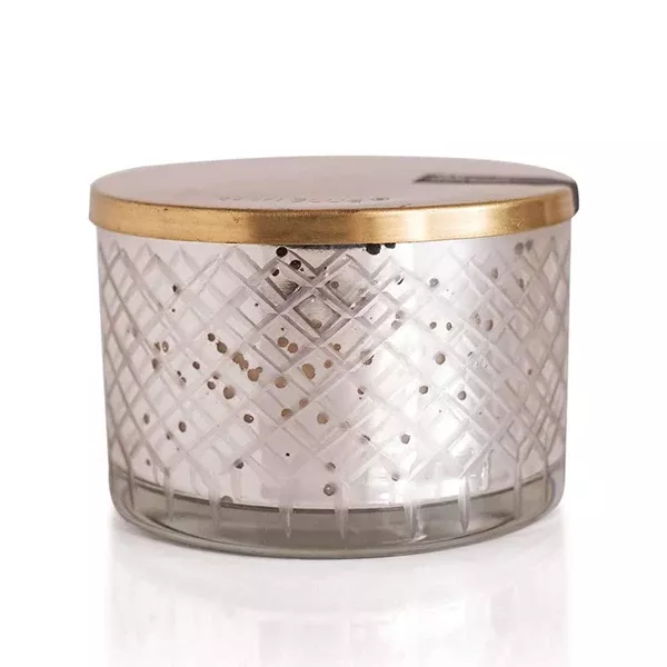 CAPRI BLUE MERCURY CANDLE BOWL - VOLCANO