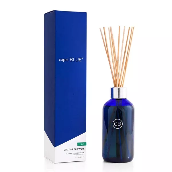 CAPRI BLUE REED DIFFUSER - CACTUS FLOWER
