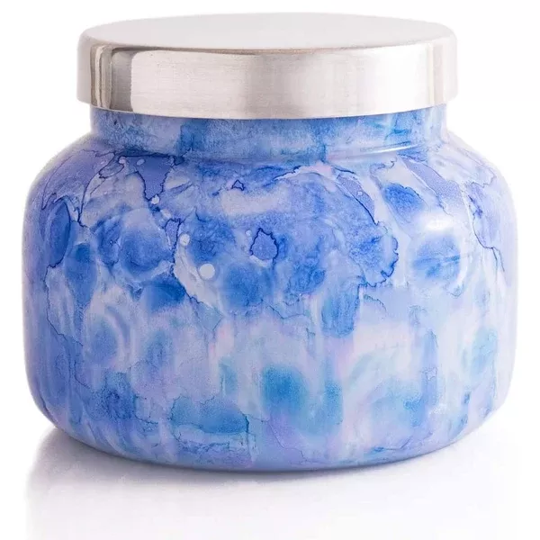 CAPRI BLUE WATERCOLOR SIGNATURE JAR - BLUE JEAN