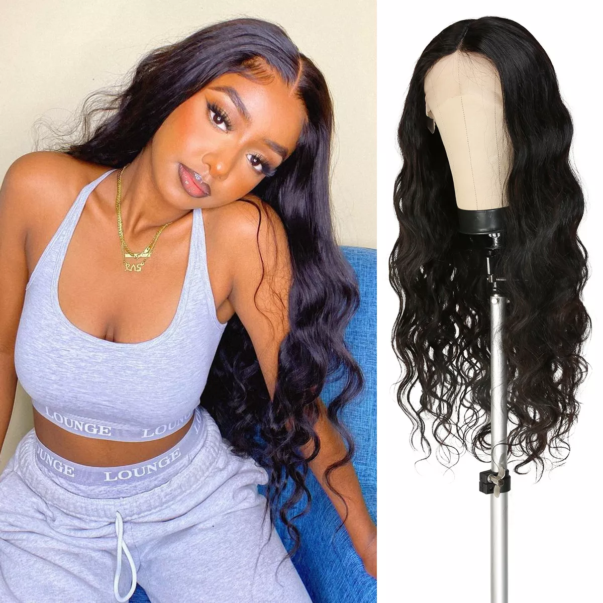 Celebrity 100% Virgin Human Hair HD Lace 5" Deep Part Wig Body Wave 26"