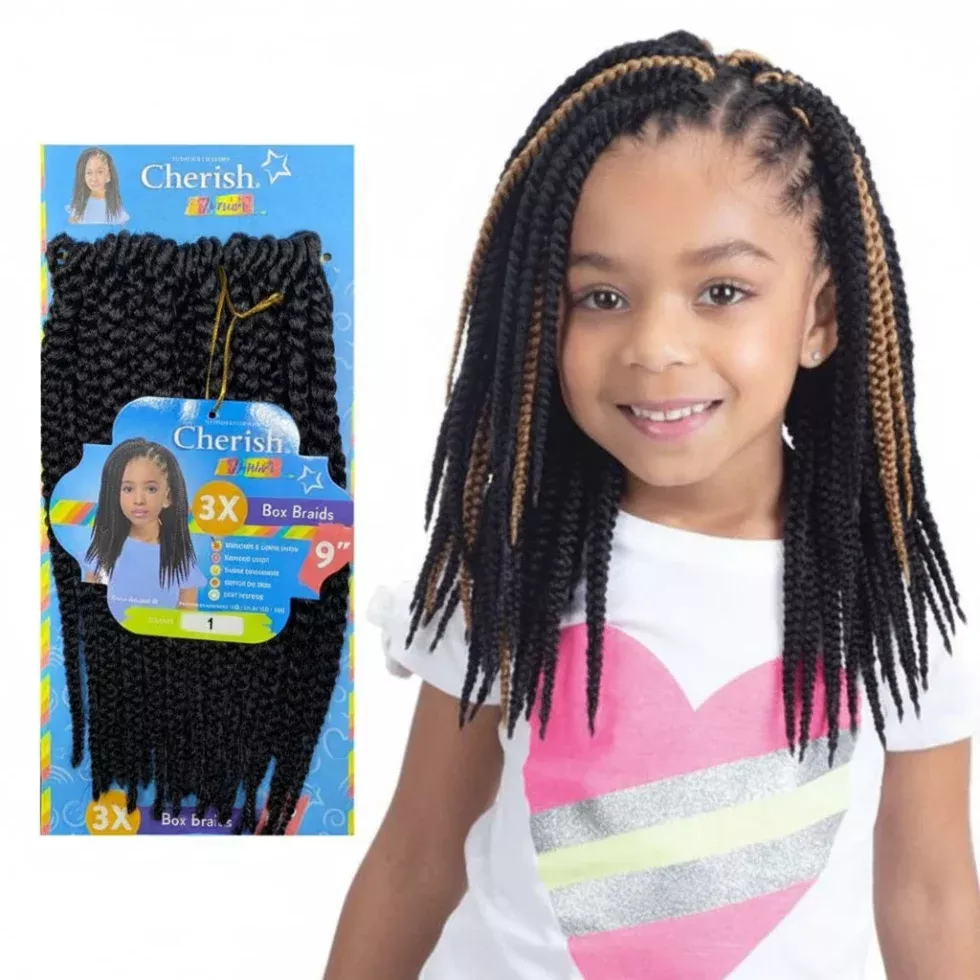 Cherish Junior Box Braid 3X 9” | Lightweight Braiding Hair Extensions