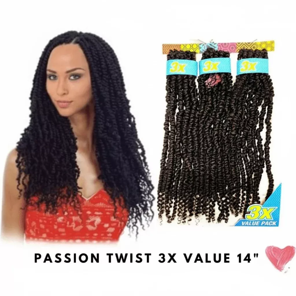 Cherish Passion Twist Crochet Hair 3x Value 14″