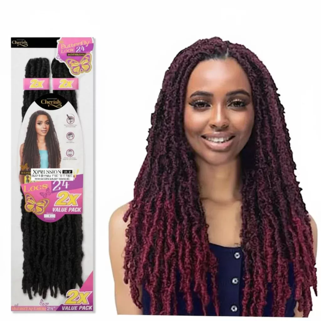 Cherish Pre-Looped Crochet Hair – BUTTERFLY LOCS 2 X 24”
