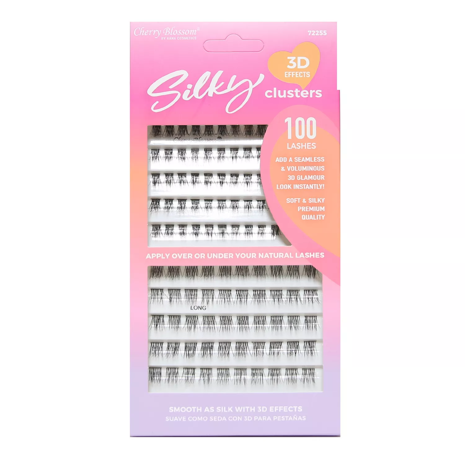Cherry Blossom 3D Effects Silky Cluster Eyelash 100pcs