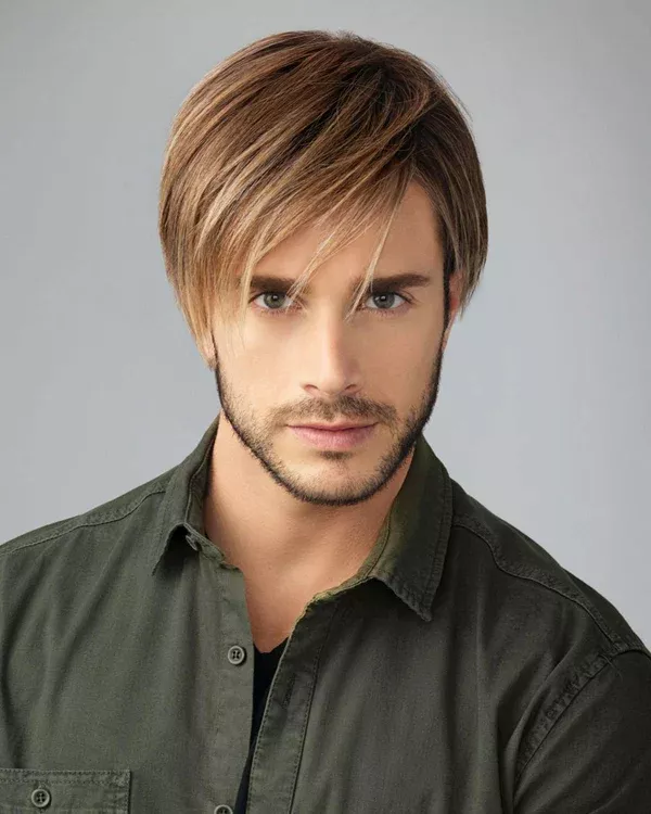 Chiseled Average/Large Men's Lace Front & Monofilament Synthetic Wig by HIM