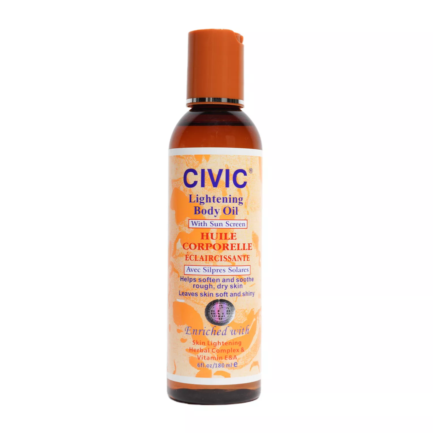 Civic Lightening Body Oil 6oz / 180ml
