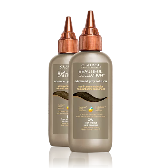 CLAIROL BEAUTIFUL COLLECTION ADVANCED GRAY SOLUTION SEMI-PERMANENT HAIR COLOR