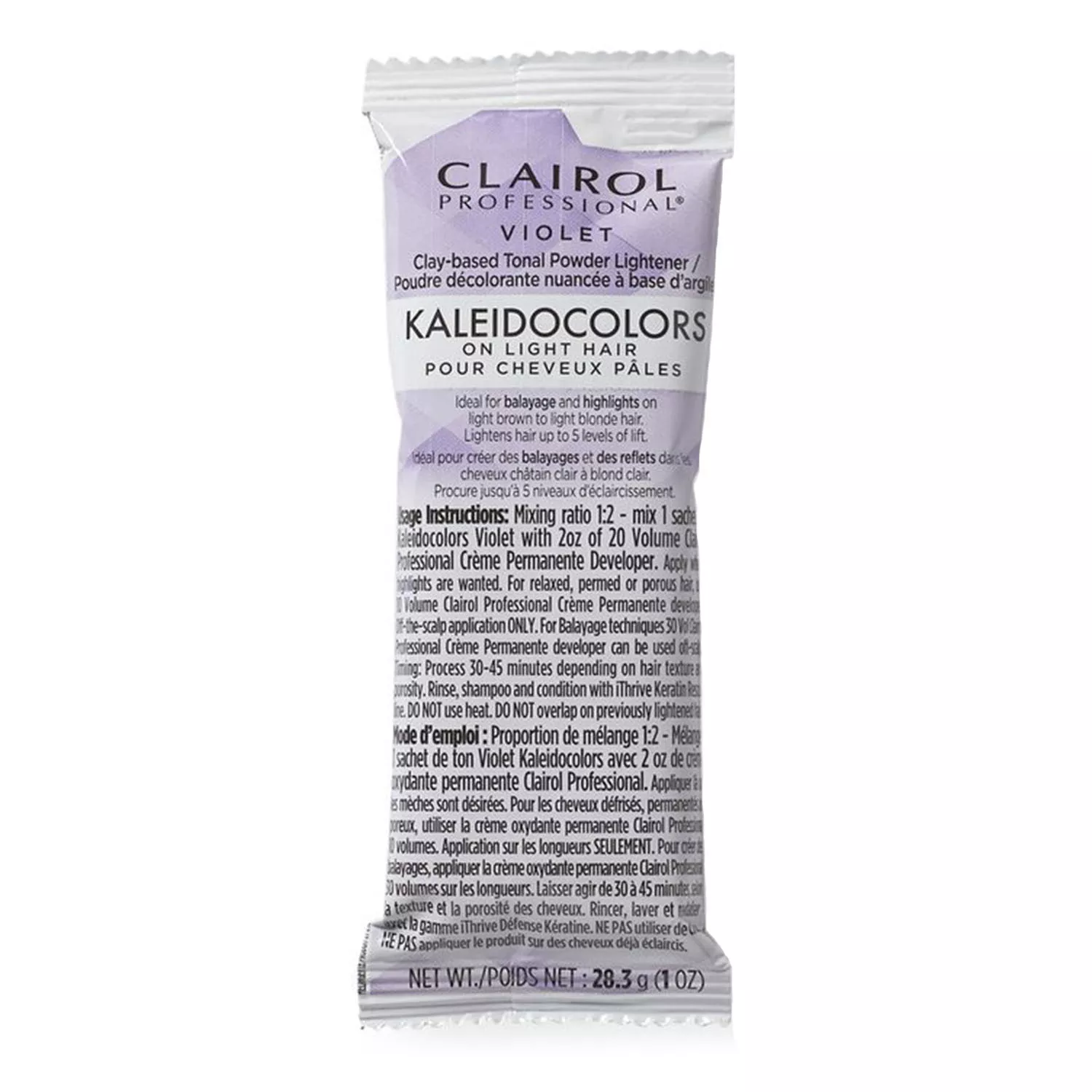 Clairol Kaleidocolors Violet Powder Lightener Packette 1oz
