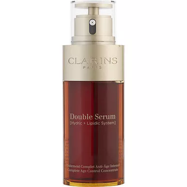 Clarins Double Serum (Hydric + Lipidic System) Complete Age Control Concentrate - 2.5 oz