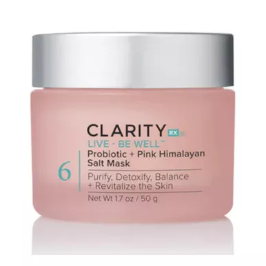 ClarityRX Live + Be Well Probiotic + Pink Himalayan Salt Mask - 1.7 oz
