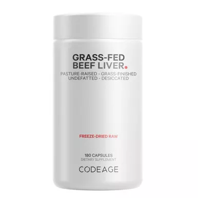 Codeage Grass-Fed Beef Liver -180cap