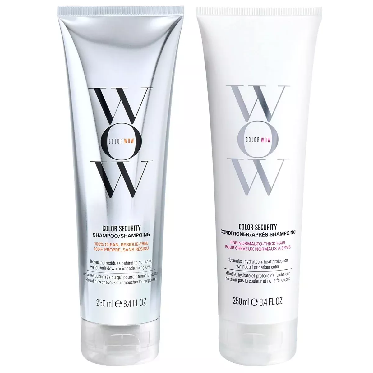 Color WOW Color Security Shampoo and Conditioner Duo for Normal-Thick Hair