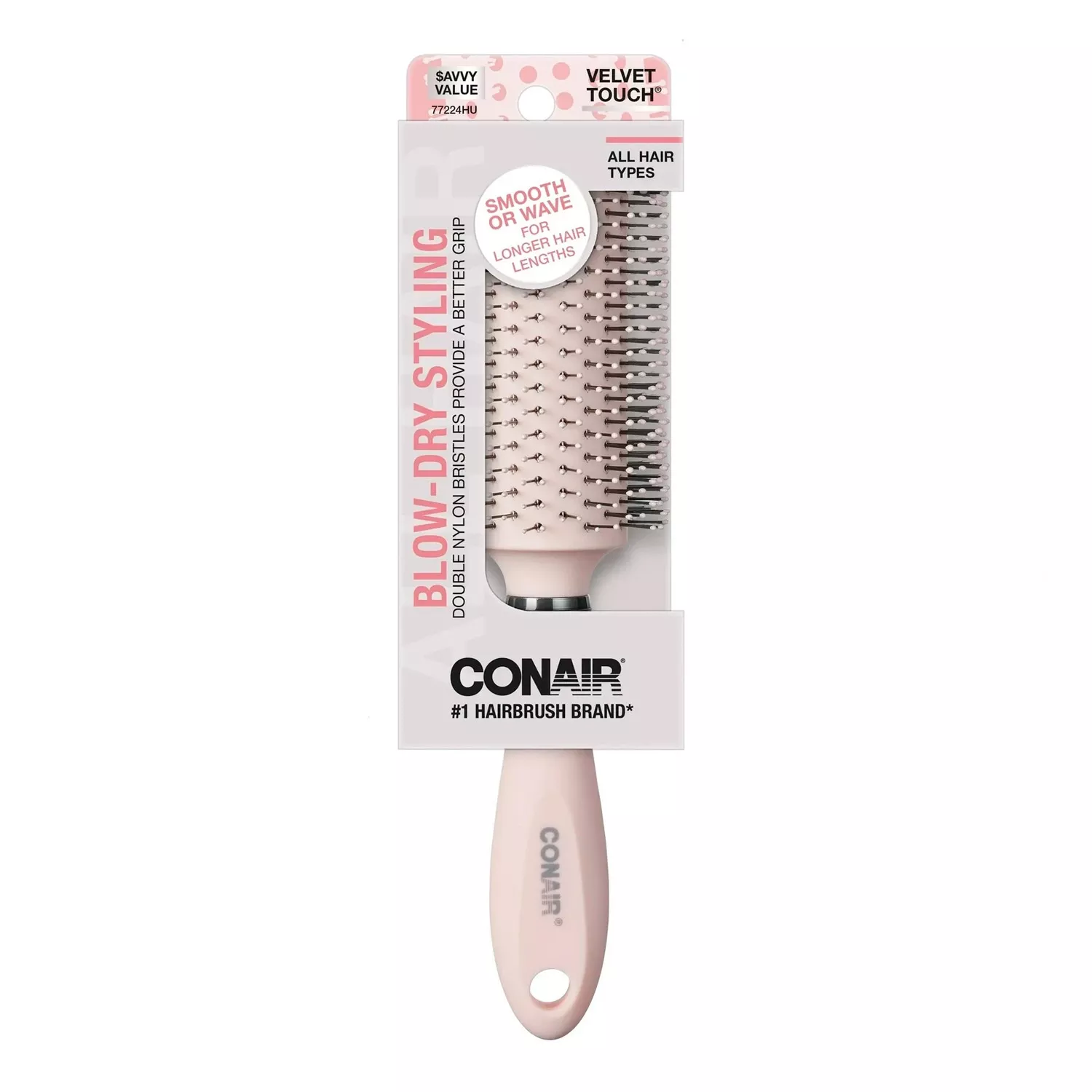 Conair Must-Have Velvet Touch Brush-CP