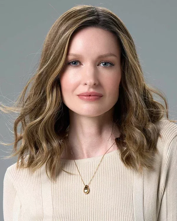 Corey Lace Front & Monofilament Top Human Hair Blend Wig by Envy