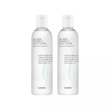 COSRX Refresh AHA/BHA Vitamin C Daily Toner - 2 x 280ml