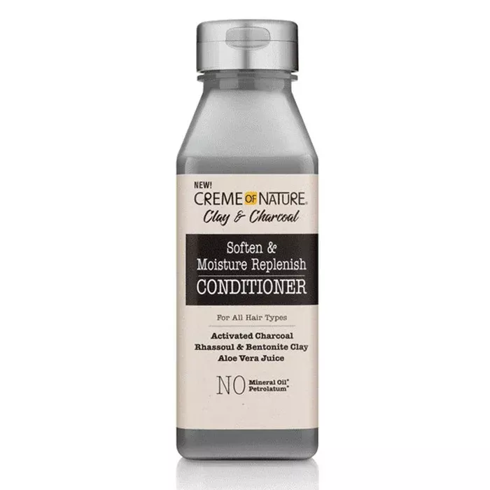 Creme of Nature Clay & Charcoal Soften & Moisture Replenish Conditioner 12 oz