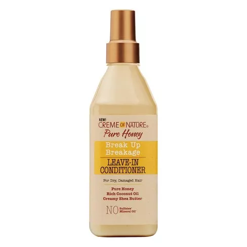 CREME OF NATURE PURE HONEY BREAK UP BREAKAGE LEAVE-IN CONDITINER 8oz