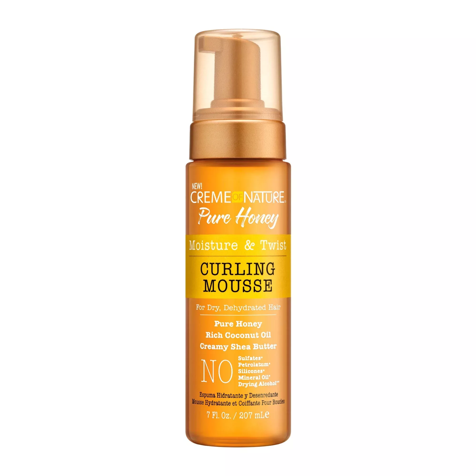 CREME OF NATURE PURE HONEY FOAM MOUSSE 7 OZ