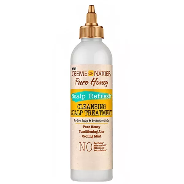 Creme of Nature Pure Honey Scalp Refresh Cleansing Scalp Treatment 8oz