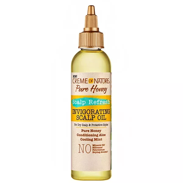 Creme of Nature Pure Honey Scalp Refresh Invigorating Scalp Oil 4oz