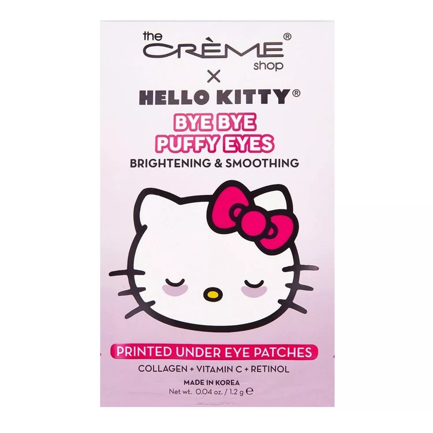The Creme Shop Hello Kitty Bye Bye Puffy Eyes Under Eye Patches 3pcs