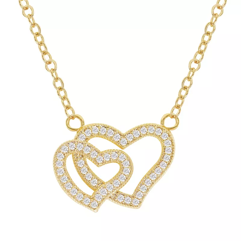 CUBIC ZIRCONIA PENDANT NECKLACES - CZN059