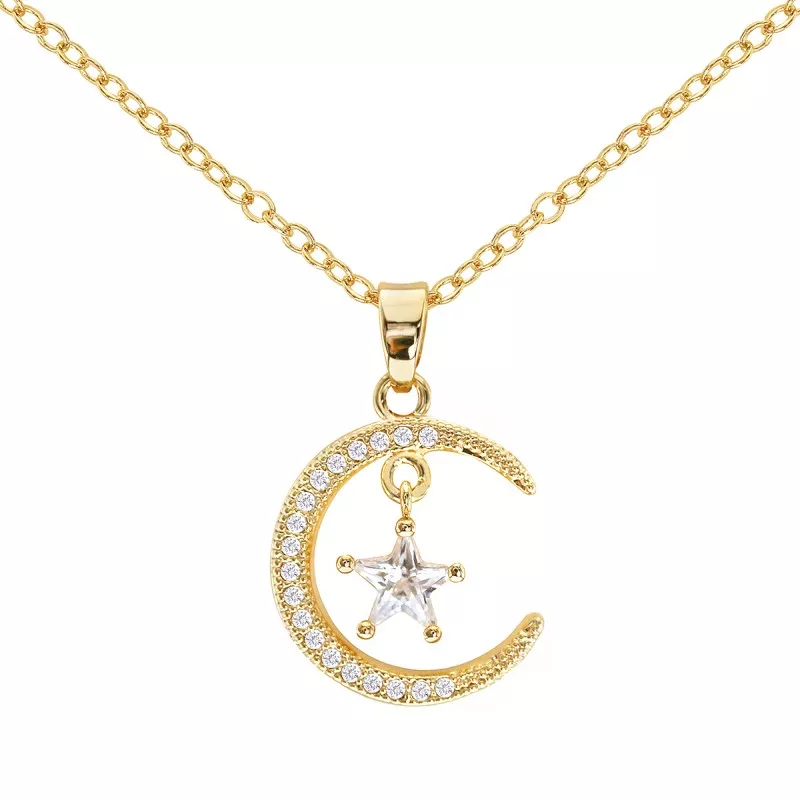 CUBIC ZIRCONIA PENDANT NECKLACES - CZN069