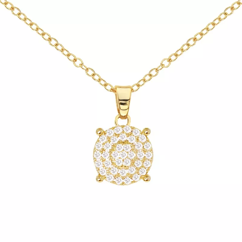 CUBIC ZIRCONIA PENDANT NECKLACES - CZN07
