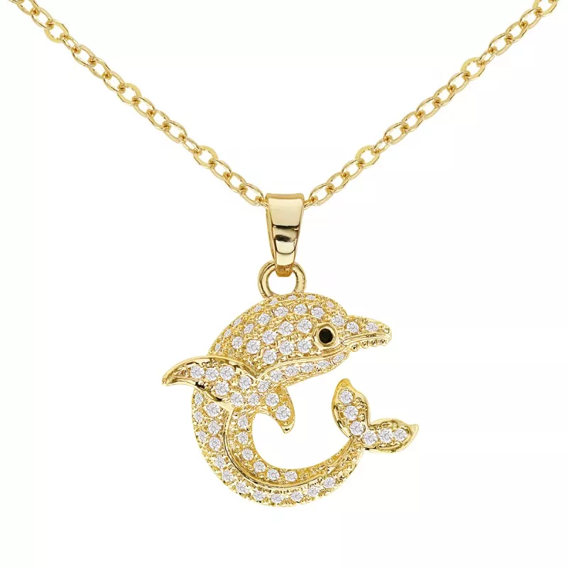 CUBIC ZIRCONIA PENDANT NECKLACES - CZN08