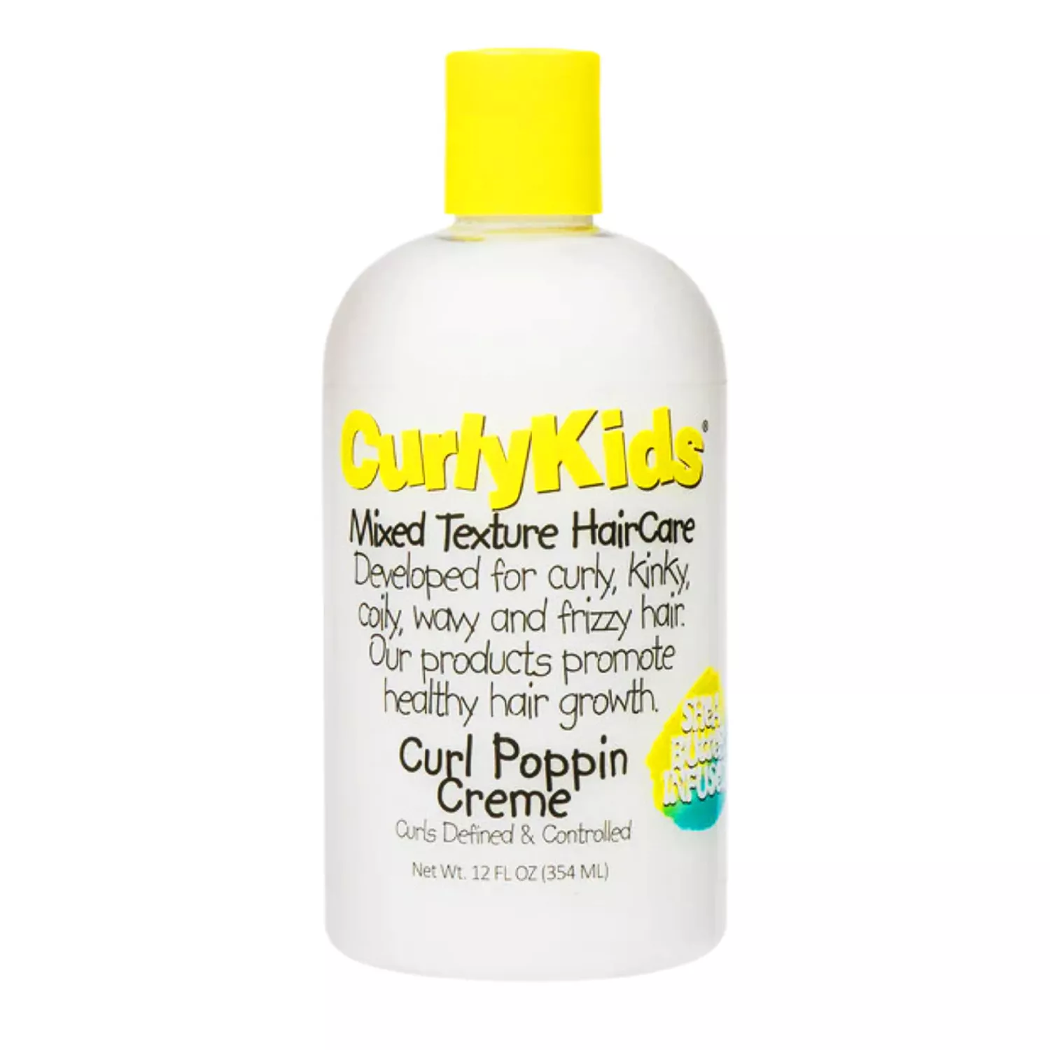 Curly Kids Mixed Texture Hair Care Curl Poppin Creme 12oz/ 354ml