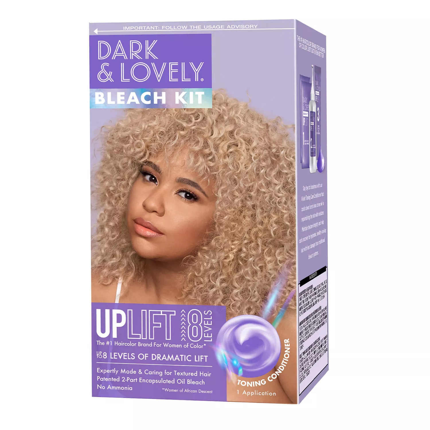 Dark & Lovely Up Lift 8 Levels Bleach Kit