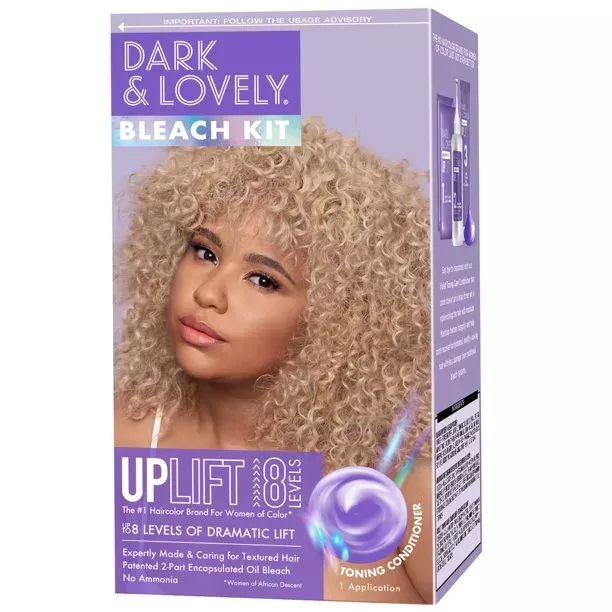 Dark & Lovely Uplift Hair Bleach Kit, Hair Dye, Bleach Blonde
